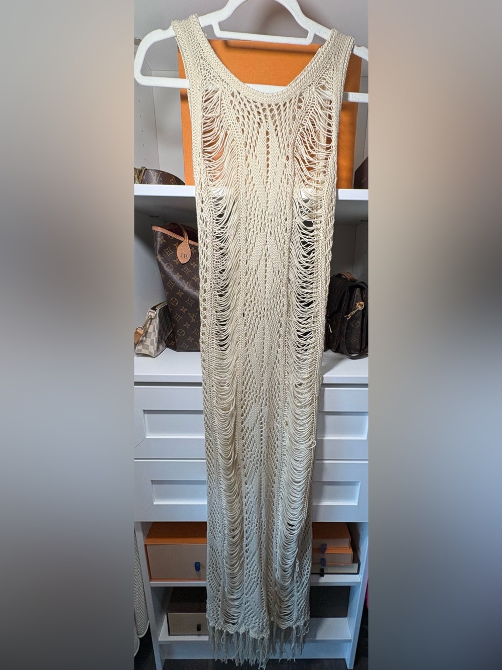 Hot Miami Styles Crochet
Maxi Cover-up